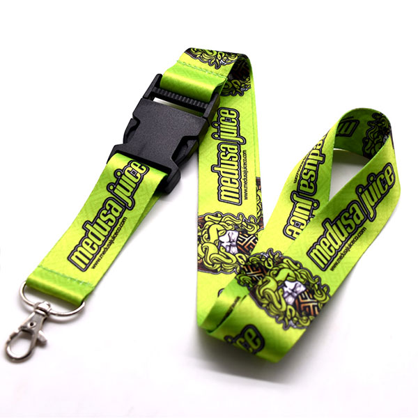 2.5cm Wide Dye Sublimation Custom Printed Polyester Lanyards