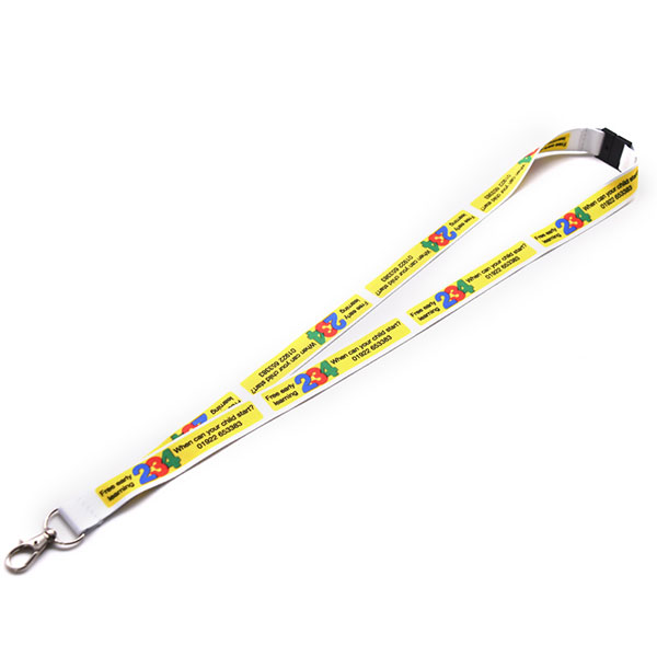 2.0CM Wide Customrized Heattransfer Sublimation Printed Polyester Lanyards
