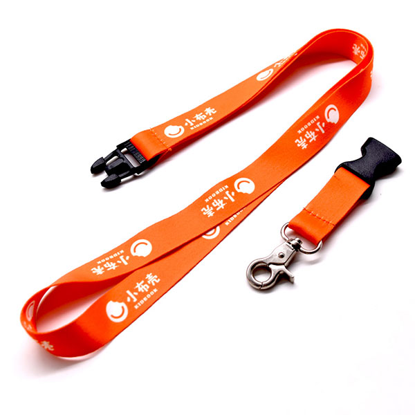 Custom Dye Sublimation Polyester Lanyards with Strong Matel Hook