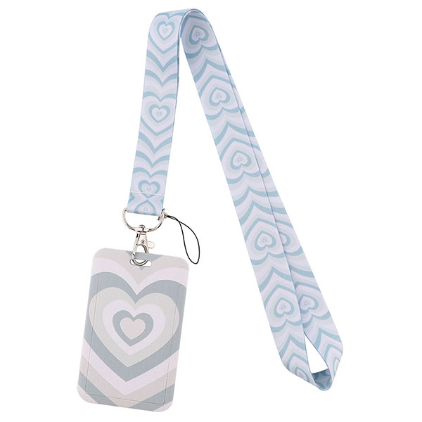 Lover Heart Card Holder with Lanyards for Promotions