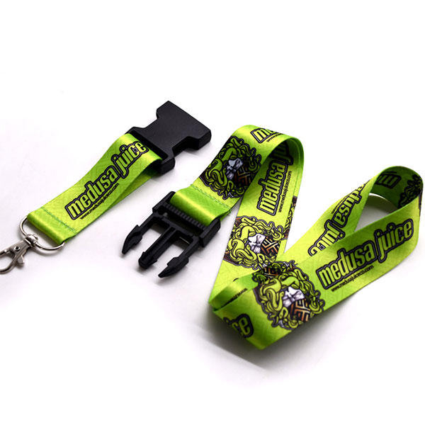 2.5cm Wide Dye Sublimation Custom Printed Polyester Lanyards