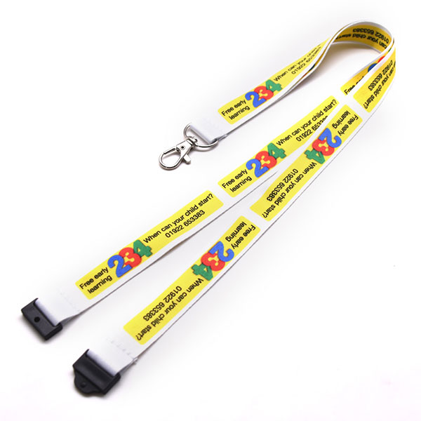 2.0CM Wide Customrized Heattransfer Sublimation Printed Polyester Lanyards