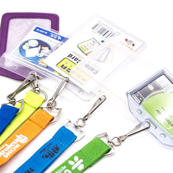 Fashion Style Polyester Material Customized Silkscreen Printing Neck Strap Lanyards