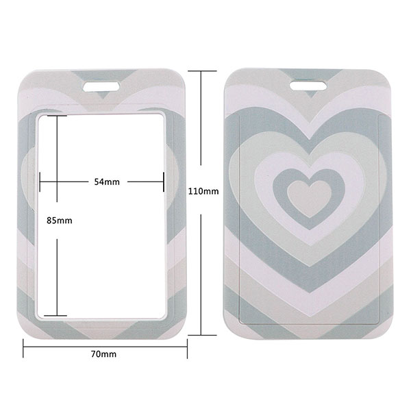 Lover Heart Card Holder with Lanyards for Promotions