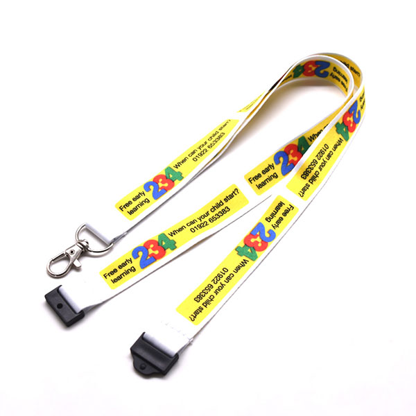 2.0CM Wide Customrized Heattransfer Sublimation Printed Polyester Lanyards