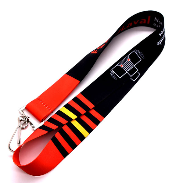 Customrized Color Fastness Dye Sublimation Printing Polyester Lanyards