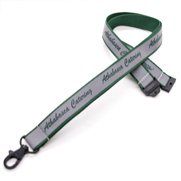 Custom Colorful Silkscreen Printing Refective Tape Lanyards Wtih Safety Breakaway