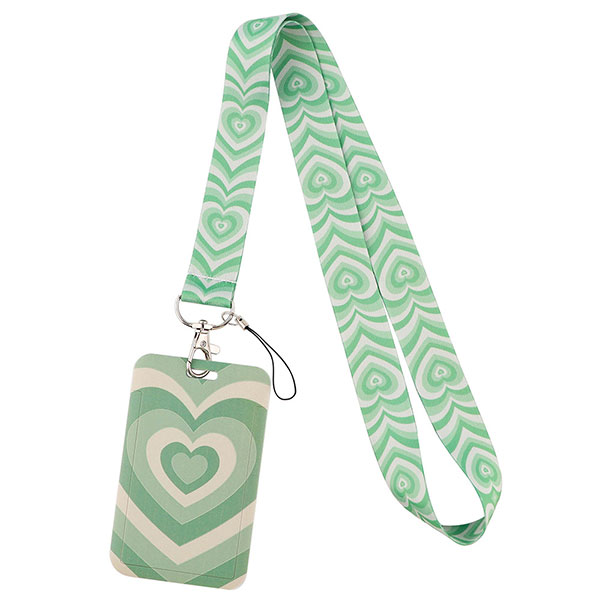 Lover Heart Card Holder with Lanyards for Promotions