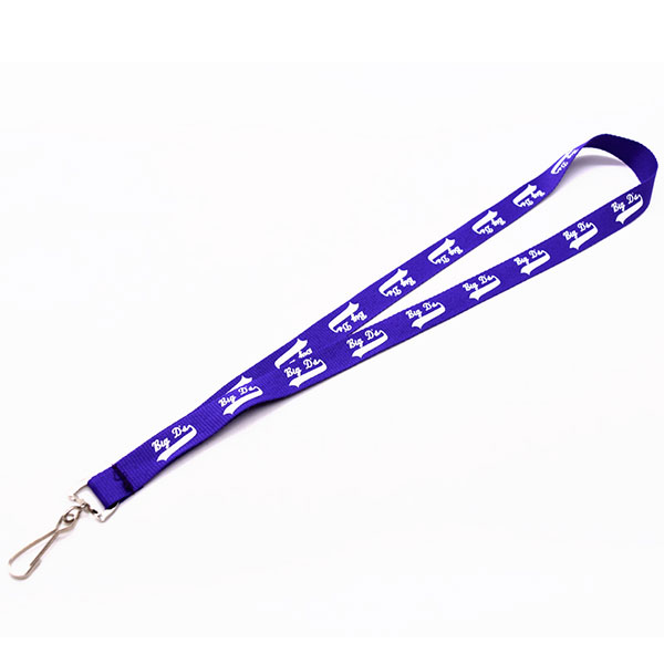 Safety Breakaway Silkscree Printing Black Polyester Lanyards