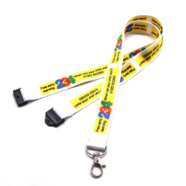 2.0CM Wide Customrized Heattransfer Sublimation Printed Polyester Lanyards