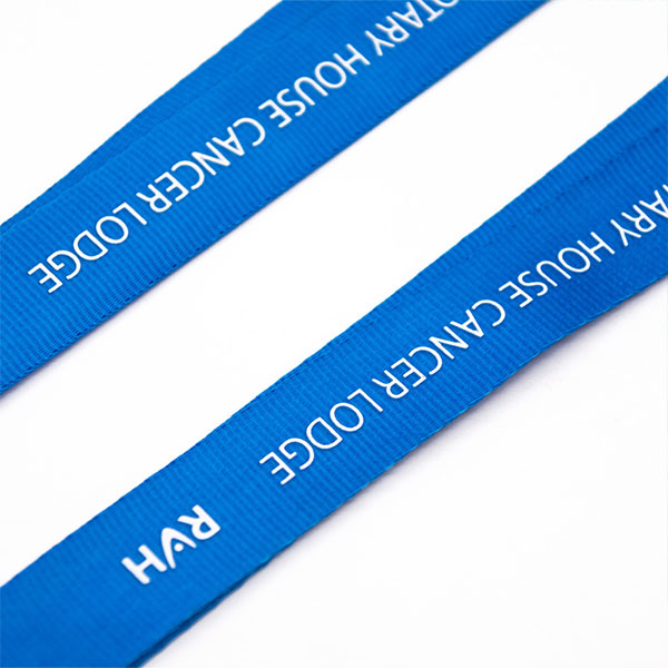 Silkscreen Printing Nylon Lanyards with Swivel Hook