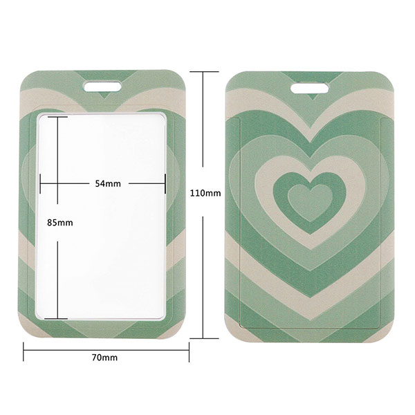 Lover Heart Card Holder with Lanyards for Promotions