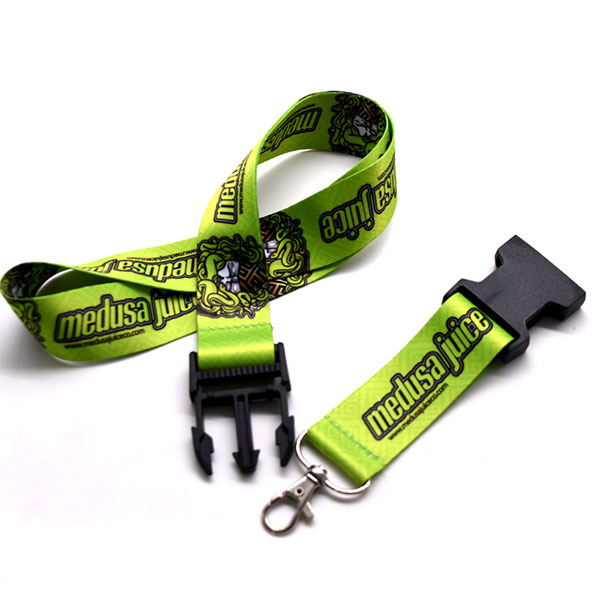 2.5cm Wide Dye Sublimation Custom Printed Polyester Lanyards