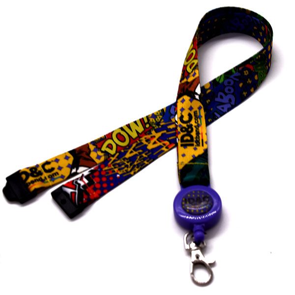 New Ideas Gifts Yoyo Retractable Badge Reel Card Holder Lanyard with Custom Logo