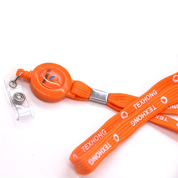 Customized Promotional Gift Logo Badge Reel ID Card Holder Keychain Neck Lanyard