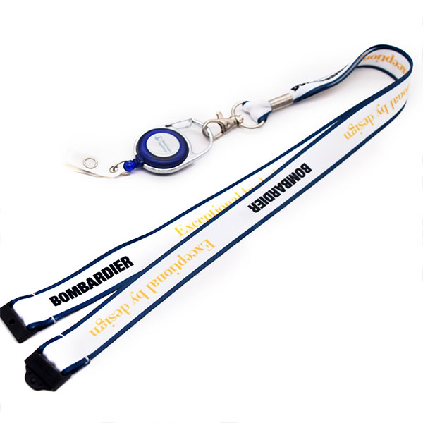 Custom Lanyard with Snap Hook, Badge Reel, Buckle And Safety Release