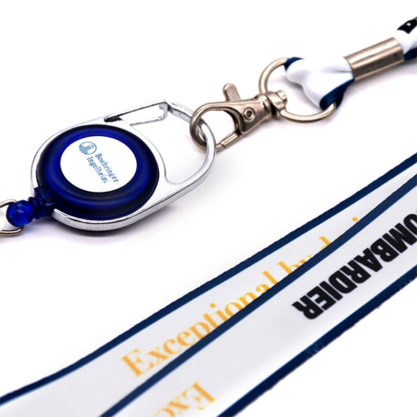 Custom Lanyard with Snap Hook, Badge Reel, Buckle And Safety Release