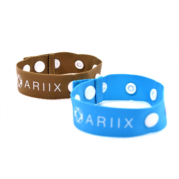 Party Custom Barrel Lock Wristbands Plain Fabric Festival Cloth Entrance Ticket Event Satin Wristband