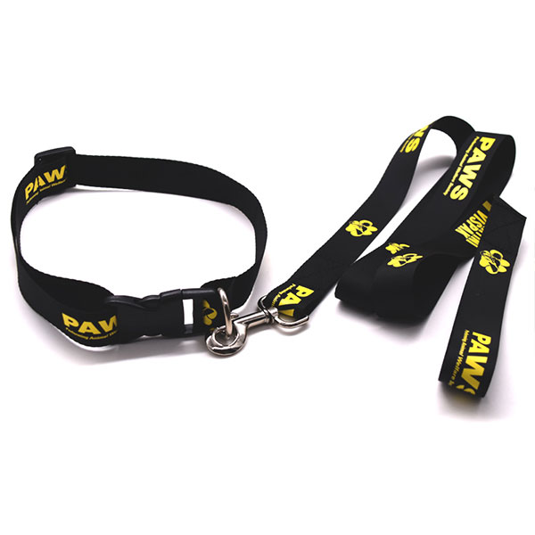 Soft Polyester Dog Collar Leash Set Adjustable Floral Pattern Sunflower Sublimation Custom Printed Pattern Pet Collar Wholesale