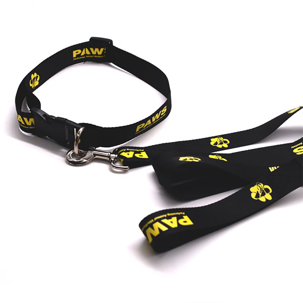 Soft Polyester Dog Collar Leash Set Adjustable Floral Pattern Sunflower Sublimation Custom Printed Pattern Pet Collar Wholesale