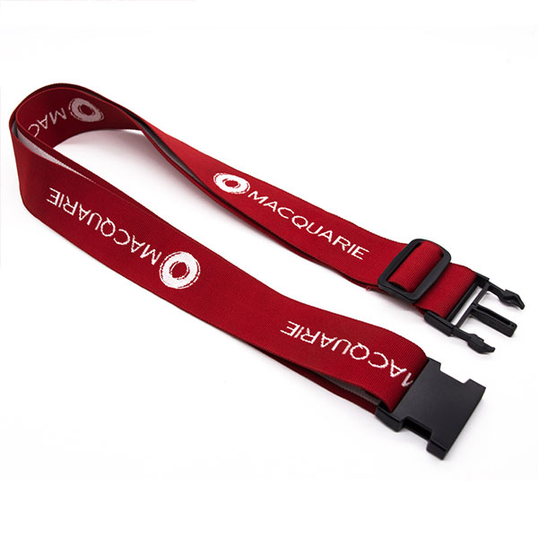 Colorful And Heavy Duty Woven Jacquard Suitcase Luggage Belft