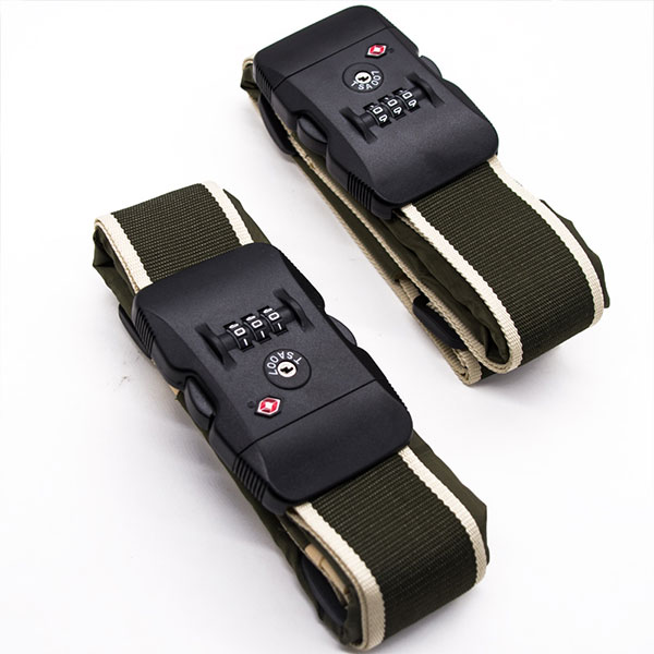 Colorful And Heavy Duty Sulibmation Printed Custom Code Lock Suitcase Luggage Belt