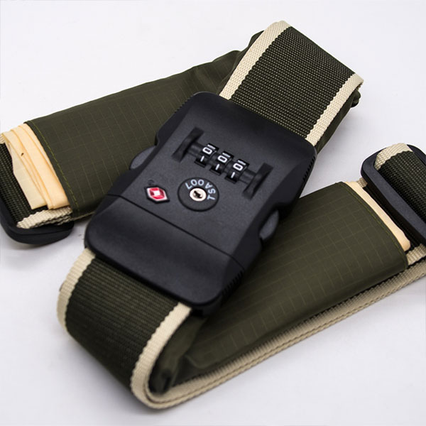 Colorful And Heavy Duty Sulibmation Printed Custom Code Lock Suitcase Luggage Belt