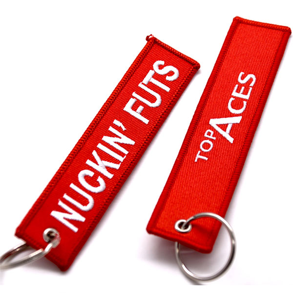 Embroidery Pattern Remove Pilot Before Flight Gifts Key Tag Key Chain for Motorcycles Scooters Cars Key