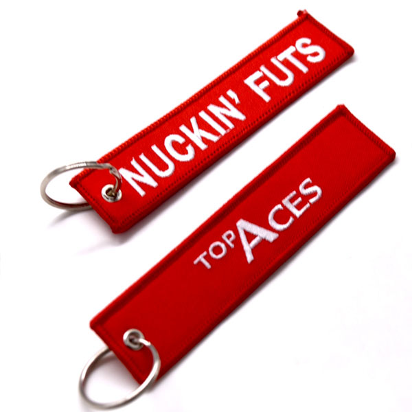 Embroidery Pattern Remove Pilot Before Flight Gifts Key Tag Key Chain for Motorcycles Scooters Cars Key