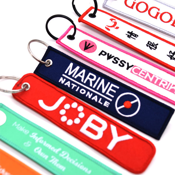 REMOVE BEFORE FLIGHT Embroidery Keychain Aviation Key Tag For Pilots