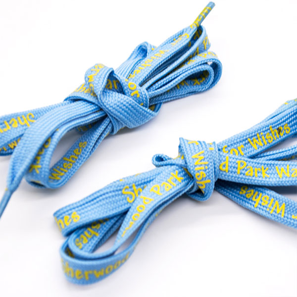 Cutomerized Logo Printing with Refective Tape Shoelace for Promotions
