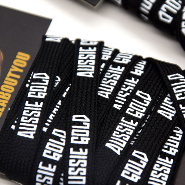 Custom Printing Heavy Tuber Polyester Shoelace with Cardboard