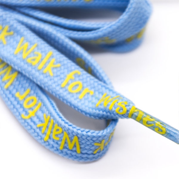 Cutomerized Logo Printing with Refective Tape Shoelace for Promotions