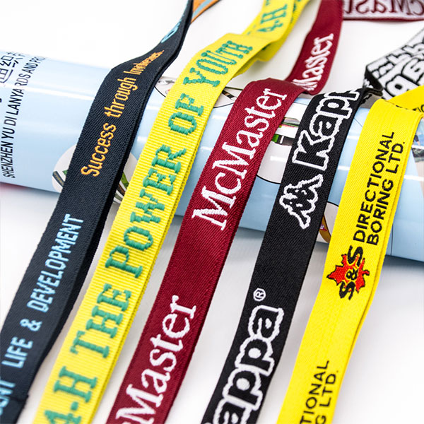 Custom Woven Jacquard Lanyards with For Promotion Gifts