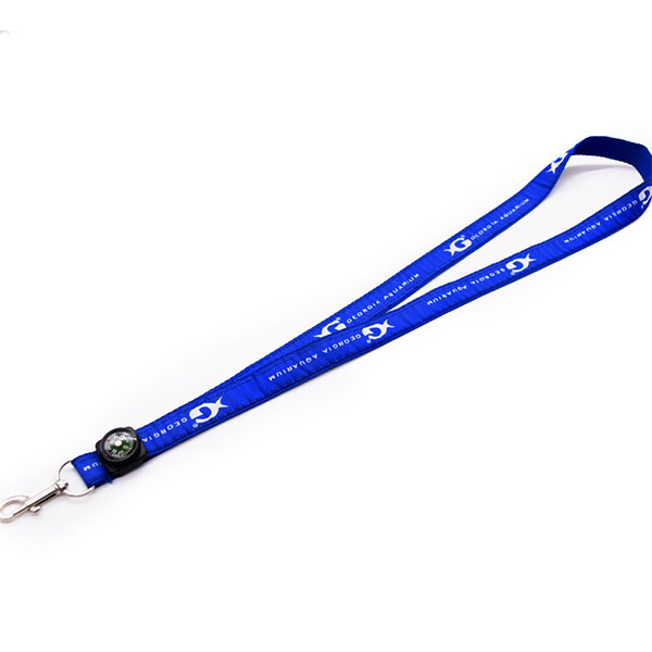Gacent High Quality Personalized Custom Detachable Logo Silk Woven Embroidered Polyester Jacquard Lanyard with Keyring